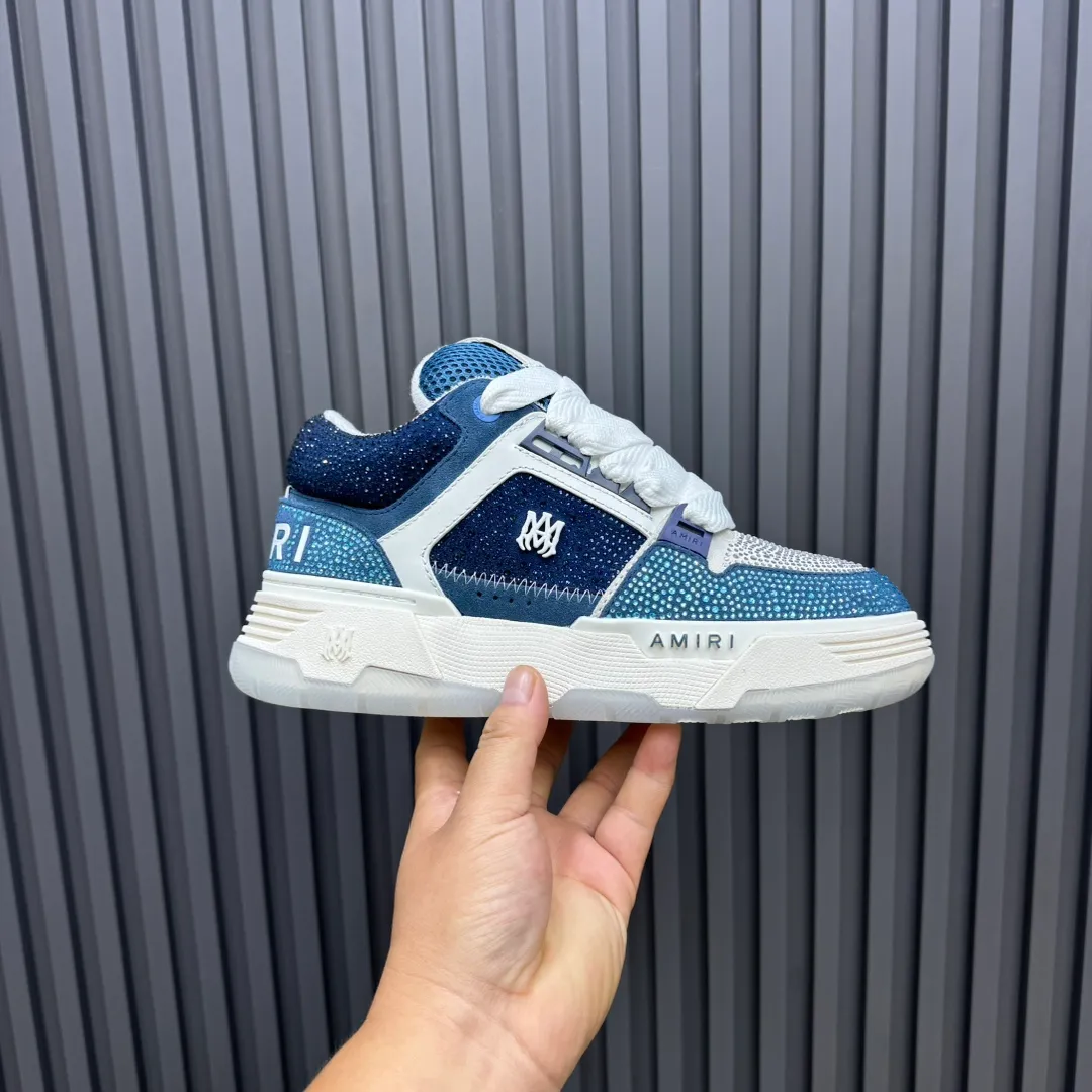 Men's shoes 💰760💰 AMIRI AMIRI fashion brand hot sale 🔥 Available all year round, couples 💑 Official website synchronization Imported fabrics 1⃣️ vs 1⃣️ replica, original factory special original sole, 35-45 (45. non-refundable)